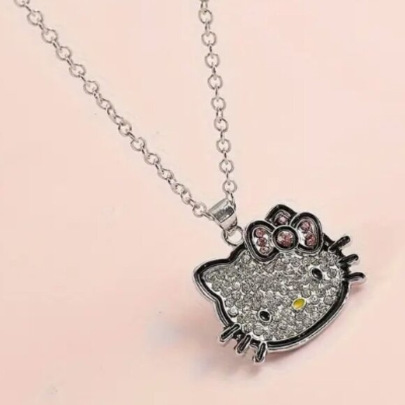 Other - Sanrio Series Hello Kitty Charms Pendants Crystal Necklace #0901